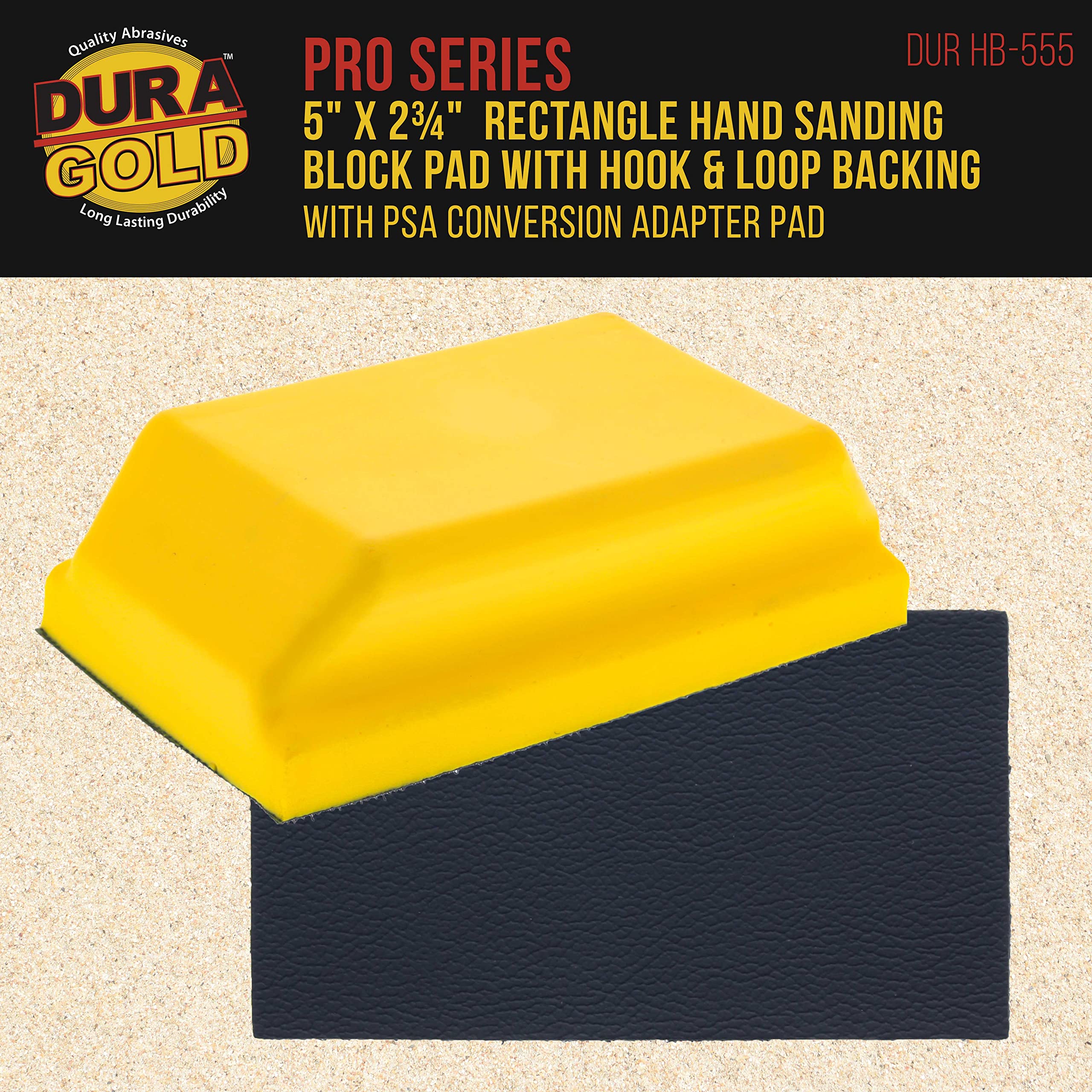 Dura-Gold Premium Schleifpapier, Körnung 120, Klettverschluss – Box Mit 20 Blättern (7,6 X 22,9 Cm) Für Holz & Metall