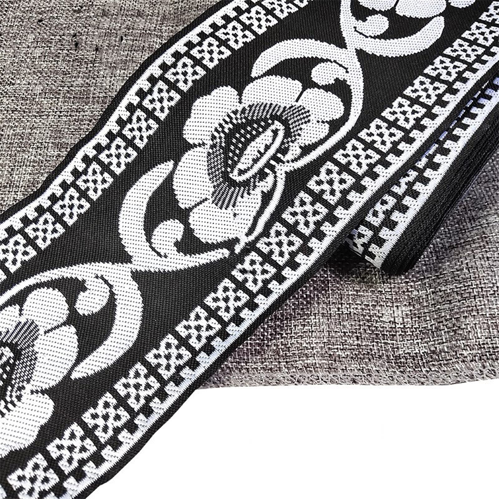 Haute Qualité 2Yards, 10 Cm De Large Broderie Jacquard Jacquard