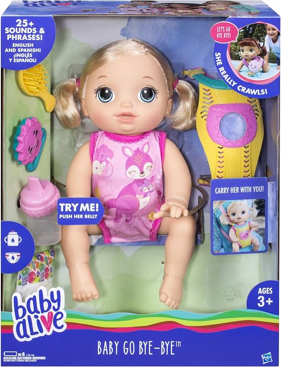 Baby Alive Baby Go Bye Bye (Blonde)