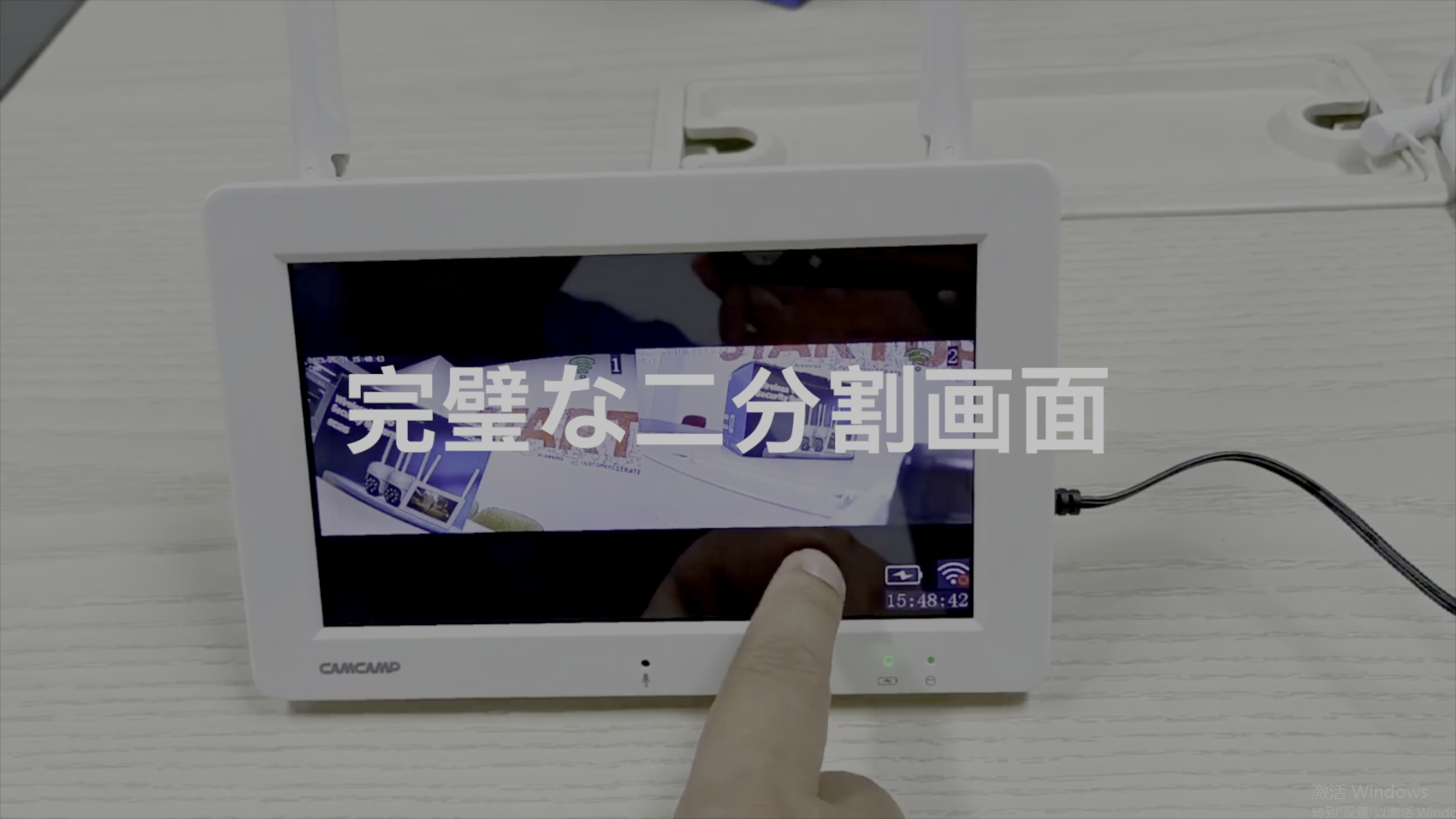 防犯カメラ ワイヤレス 屋外 CAMCAMP 7インチIPS ポータブルモニタ一 Amazon.co.jp: 【500万画素対応・タッチスクリーン・内臓