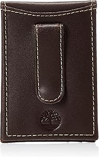 Timberland Men's Slim Leather Front Pocket Credit Card Holder Wallet