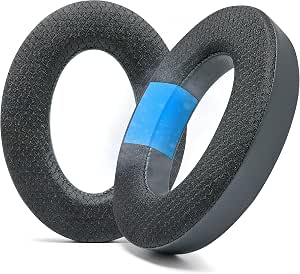 WC Freeze PC38X - Cuscinetti auricolari in gel di raffreddamento per Sennheiser PC38X / PC37X / HD599 / HD598/ GAME ONE e altri, realizzati da Wicked Cushions - Maggiore comfort e durata | Black