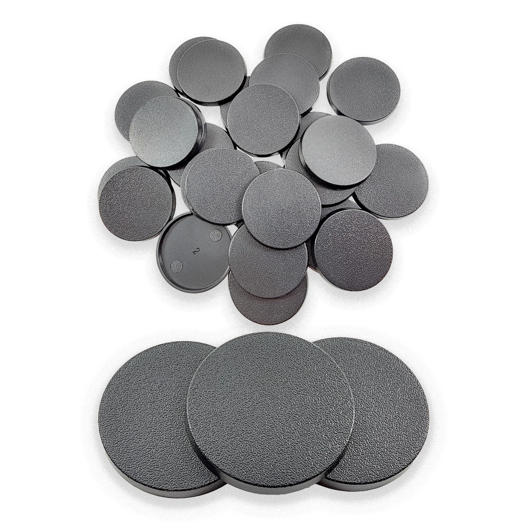 HOBBY HEAVEN By Hobbyists. For Hobbyists. Wargaming 40mm Round Plastic Bases (25 pcs)