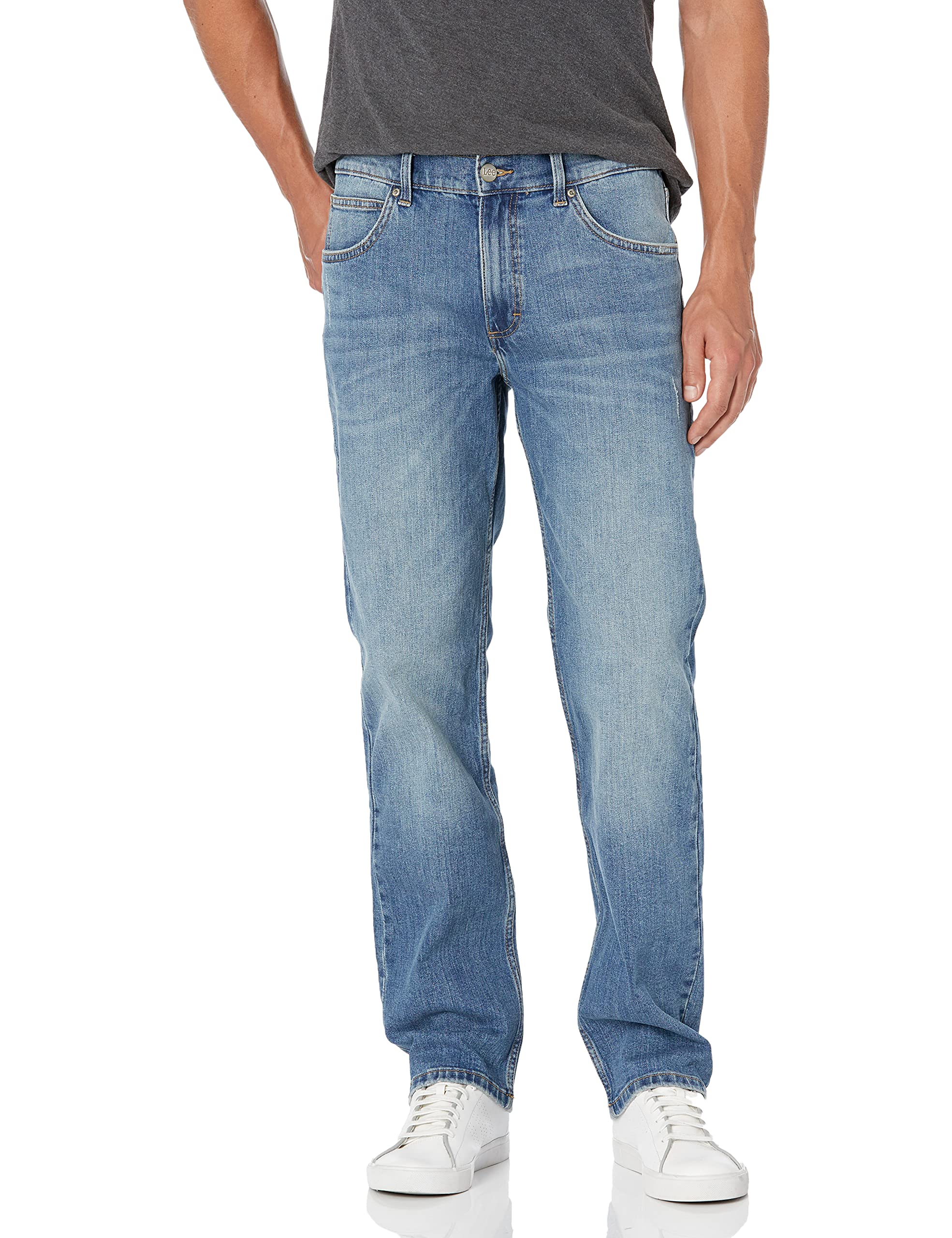 Lee mens Premium Flex Straight Fit Straight Leg Jean Jeans