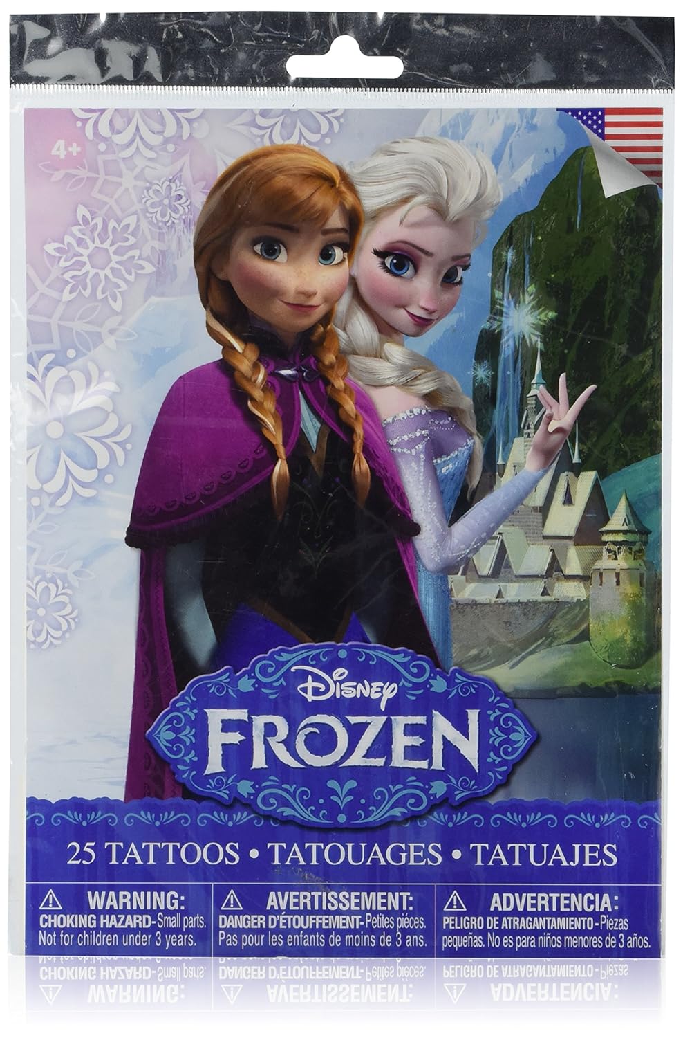 Disney Frozen Temporary Tattoos 25 Count Toys & Games
