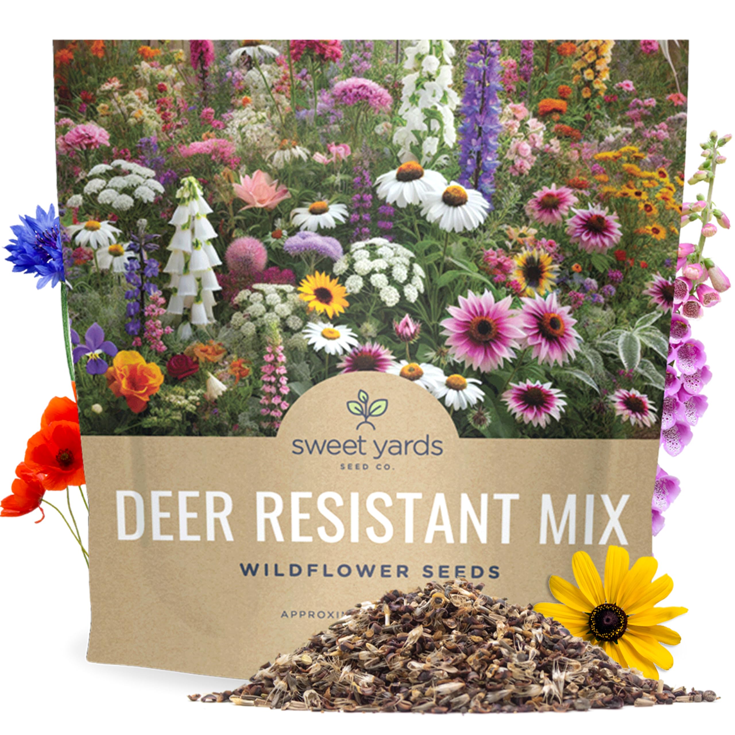 Sweet Yards Deer Resistant Wildflower Seed Mixture