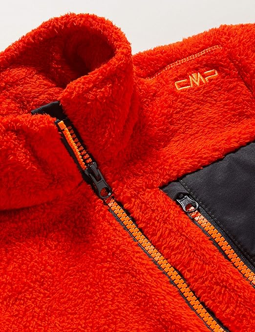 Giacca In Pile CMP Highloft Melange Per Bambini E Ragazzi - Calda E Confortevole