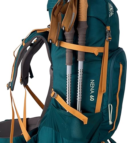 Miniatura 10 de Kelty Nena 60L Mochila para mujer  Mochila de senderismo y mochila con suspensión Pro de ajuste ajustable, ajuste específico para mujer, paquete de