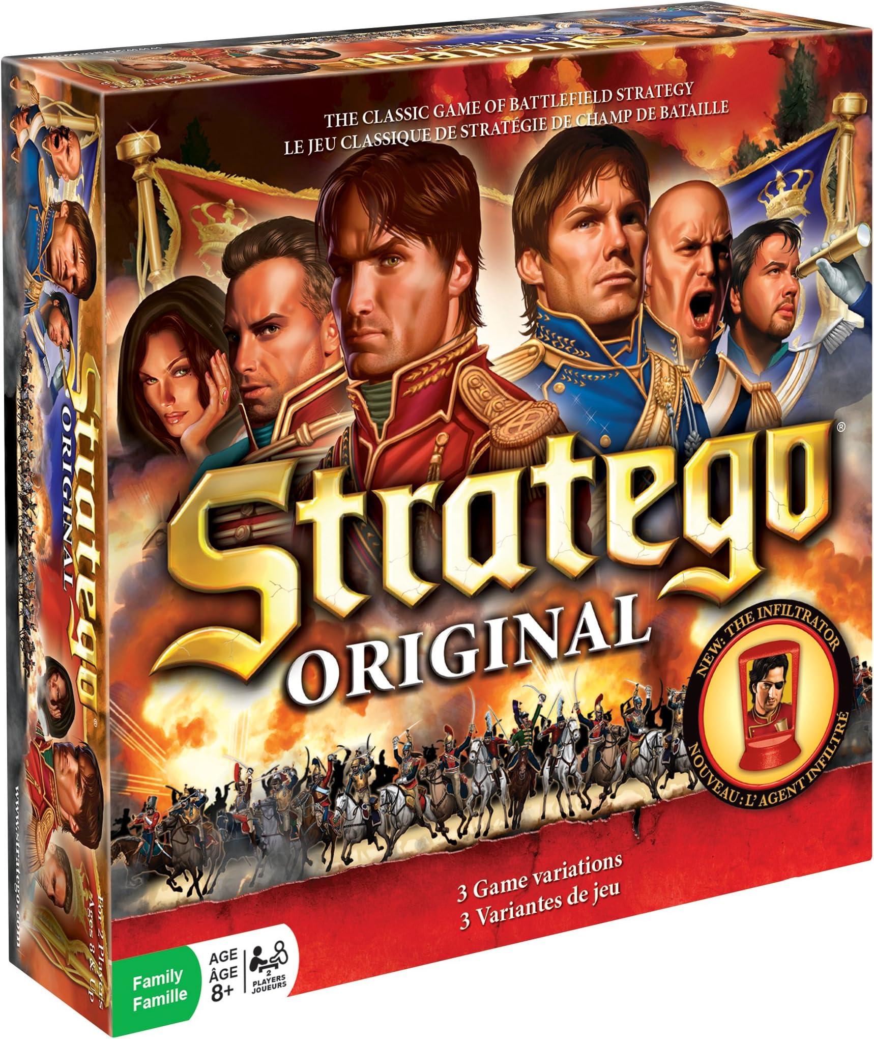PlayMonster Patch Stratego Original Game, 2 Player, Ages 8