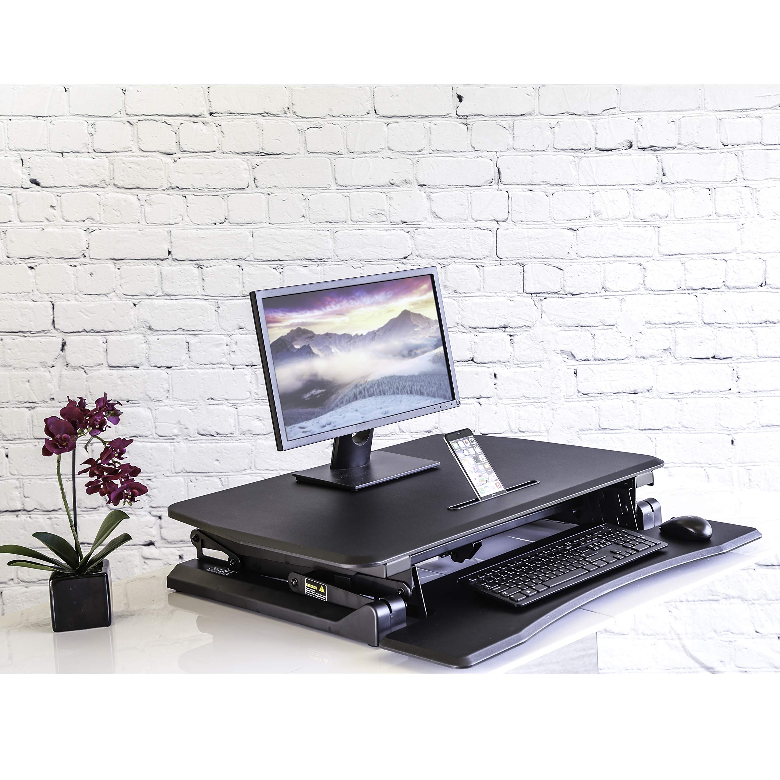 Seville Classics OFF65806 Airlift 36" Electric Height Adjustable