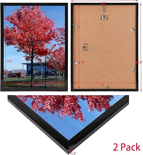 Vista 105 de Medog Marco de póster de 24 x 36 pulgadas, color negro, paquete de 2 marcos para fotos de 24 x 36 pulgadas, marco de galería de estudio, marco de 2P