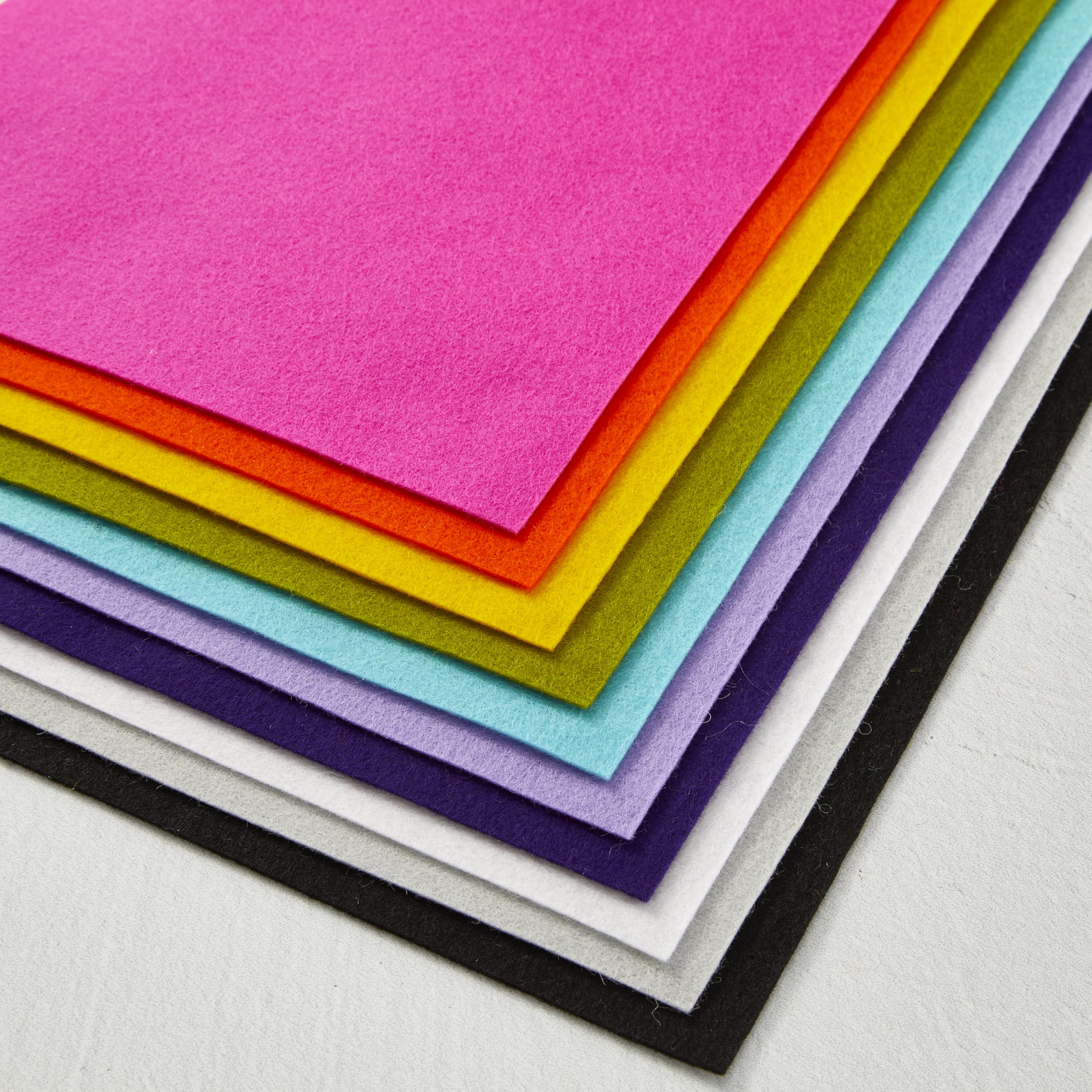 Merino Wool Felt Sheets - Kaleidoscope Collection