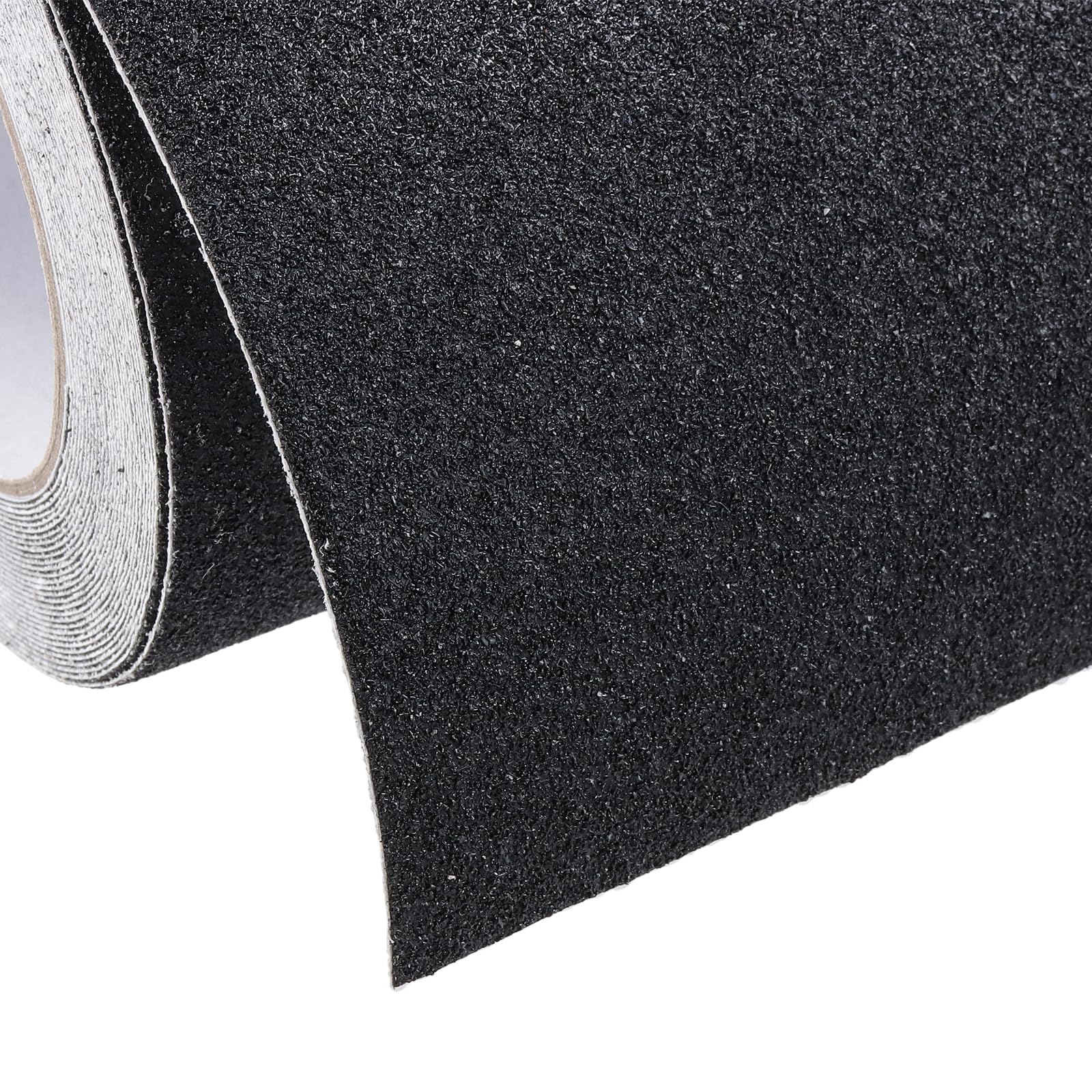 Lot de 2 rouleaux de ruban adhésif antidérapant - 15 cm x 10 m - Imperméable - Noir - Pour escaliers, terrasses, scooters