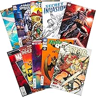 10 Modern Variant Comics Marvel DC Indie - Limited Print Runs, No Dupes, Family-Friendly Collector Gift Bundle