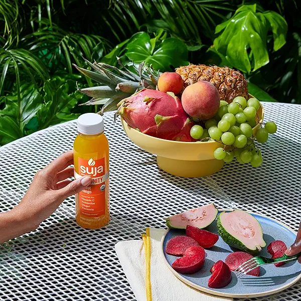 Suja Organic Immunity Carrot Mango Cold Pressed Juice, 12 fl oz Bottle 5