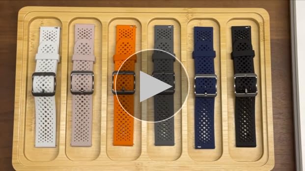 Kobmand Cinturino Di Ricambio in Silicone Cinturino Compatibile con Blackview X1,Braccialetti QuickFit in Silicone Di Alta Qualità (Nero