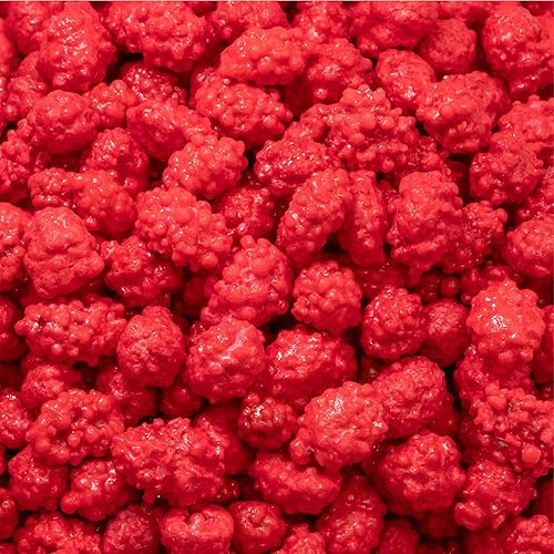 Cacahuetes quemados franceses – Paquete a granel de 2 libras – Cacahuetes recubiertos de caramelo antiguo – Caramelo nostálgico rojo para bufés,