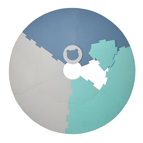 Miniatura 6 de CHILDLIKE BEHAVIOR Tapete de juego de espuma de alta calidad, tapete de piso para bebé, tapete de espuma para corral de juego para el suelo, tapete