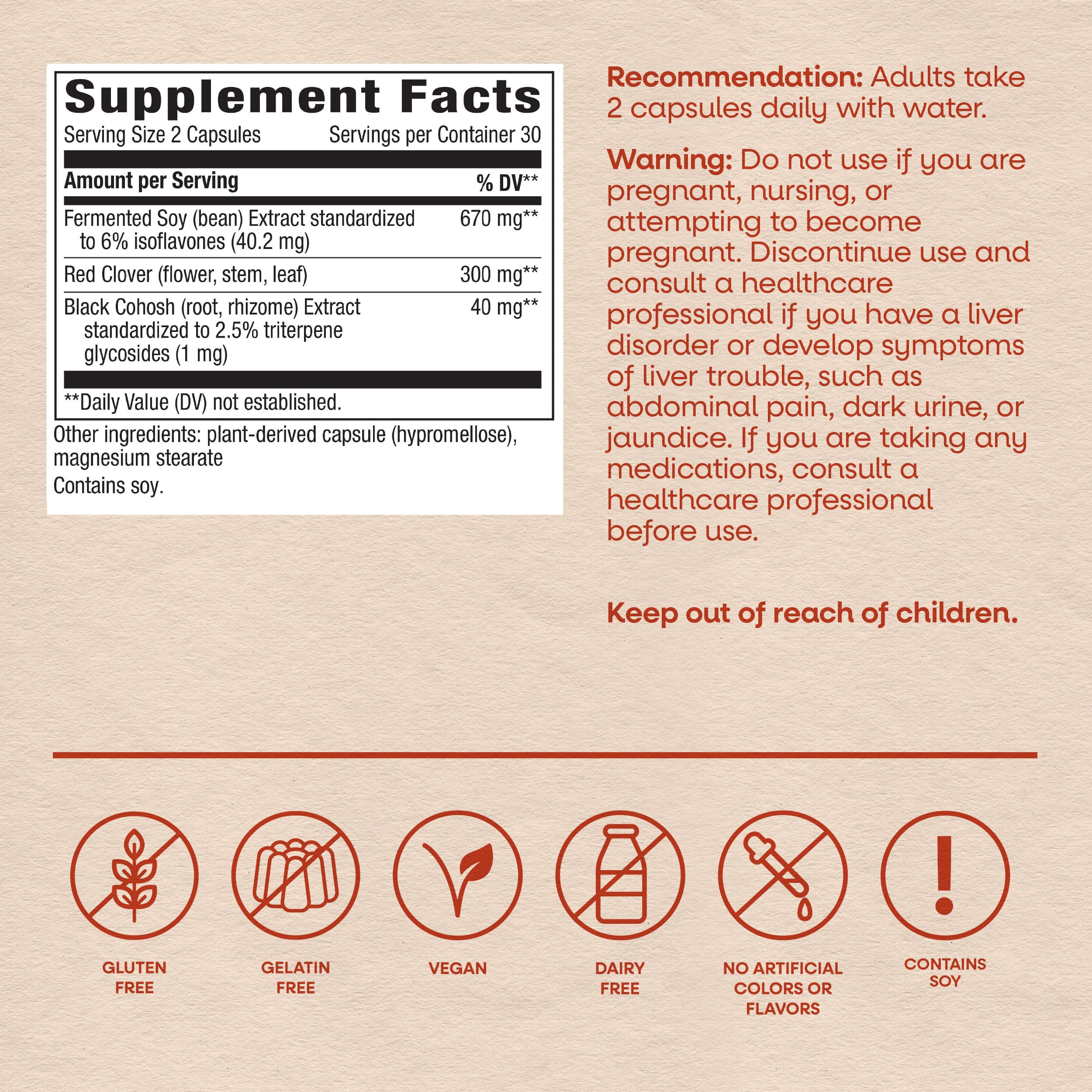 Nature's Way EstroSoy Menopause Support*, Black Cohosh Extract, 60 ct — Amazon image 7