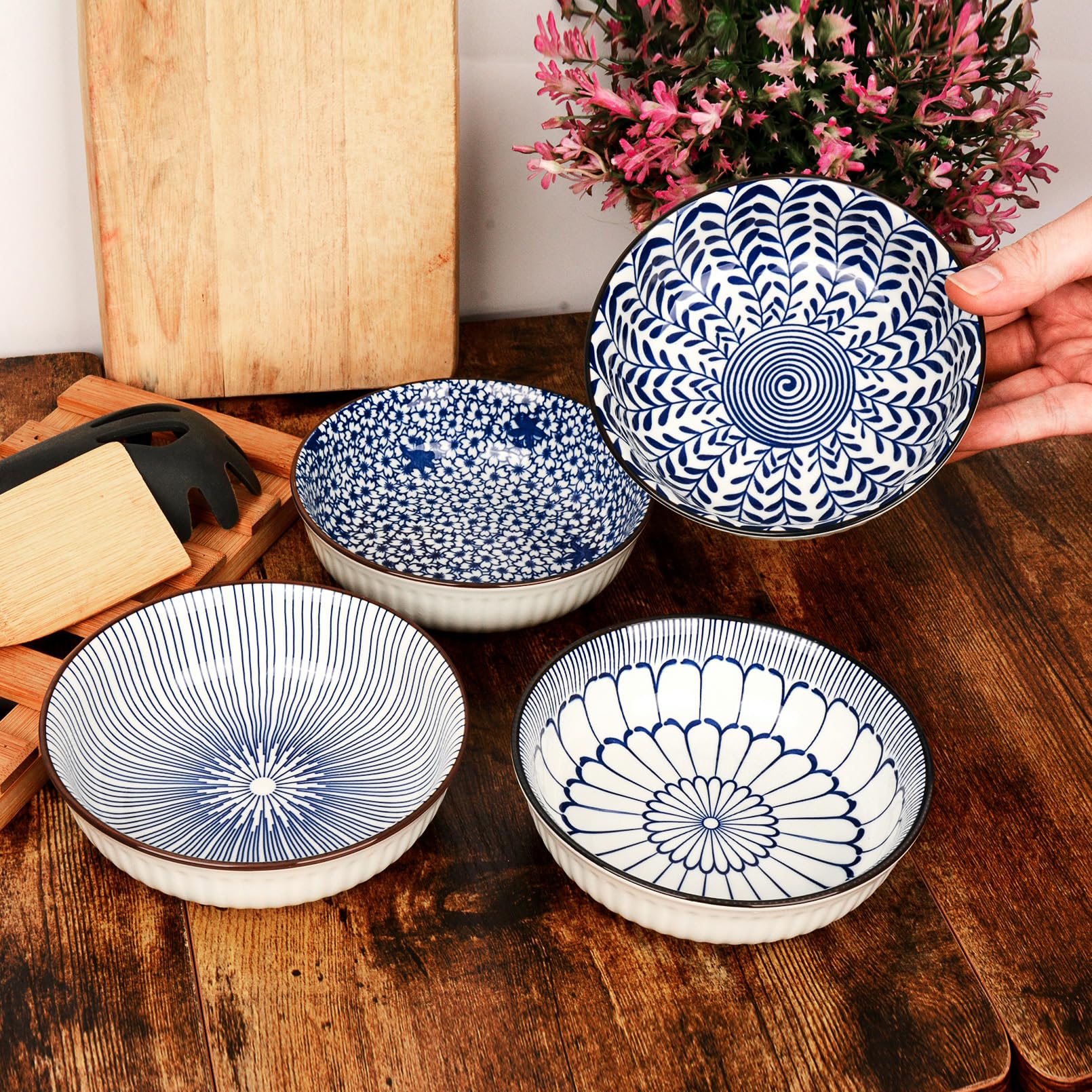 Set 6 Ciotoline Ceramica Per Salse - 90ml Bianche Per Sushi, Dessert E Snack - Foto 6