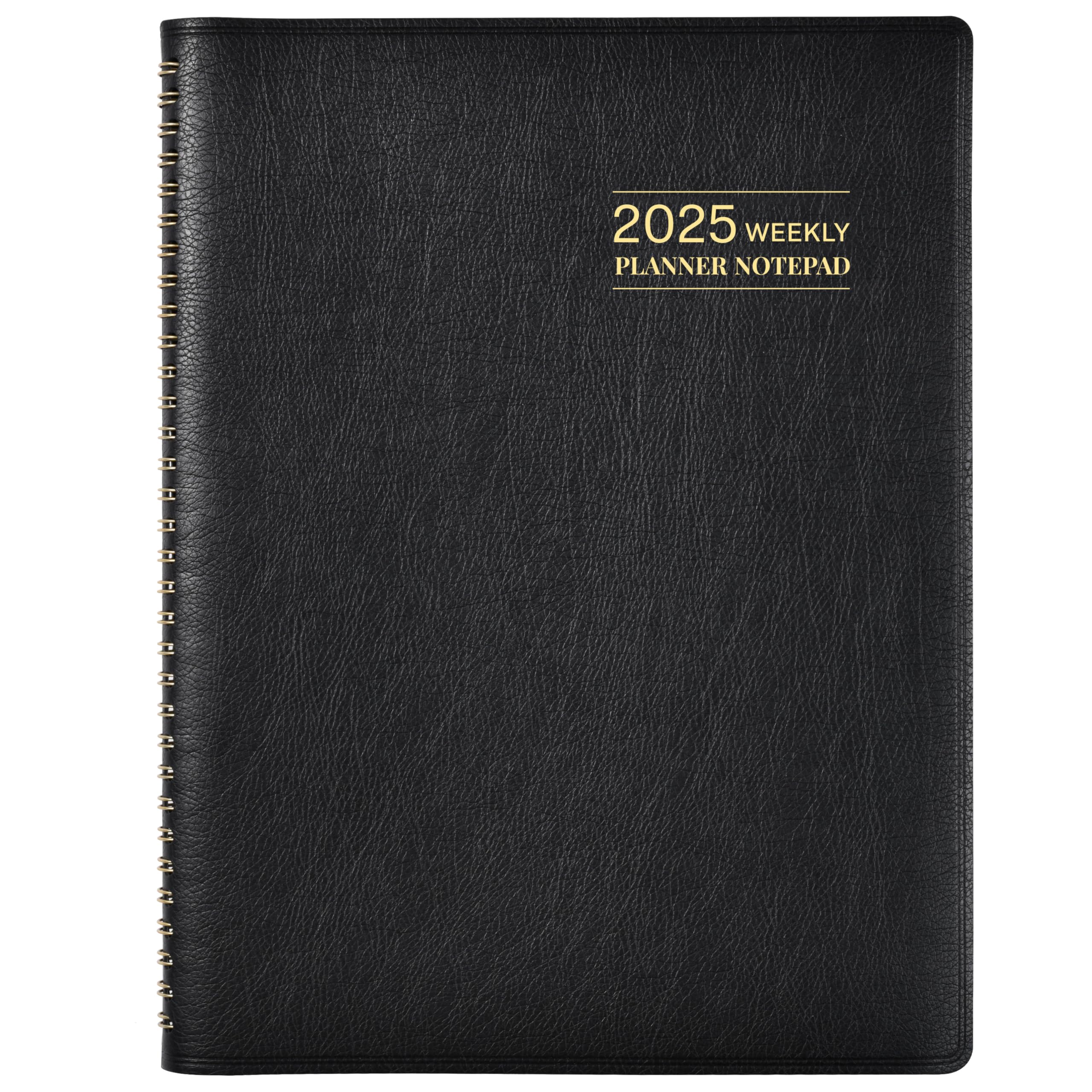 2025 Planner - Weekly & Monthly Planner Notepad 2025, 11.38'' x 8.74'', JAN. 2025 - DEC. 2025, Appointment Book, 60 Minutes Intervals, Tabs, Faux