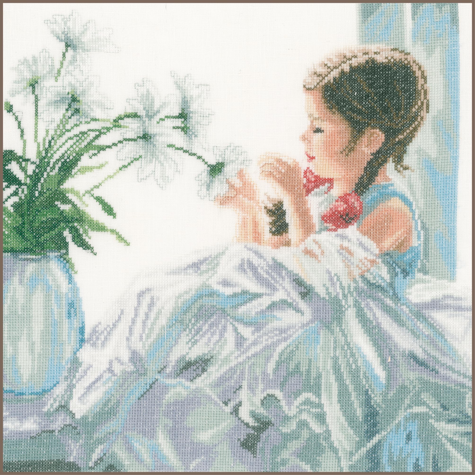 Lanarte Counted Cross Stitch Kit: Fortune Telling (Linen), NA, 30 x 30cm