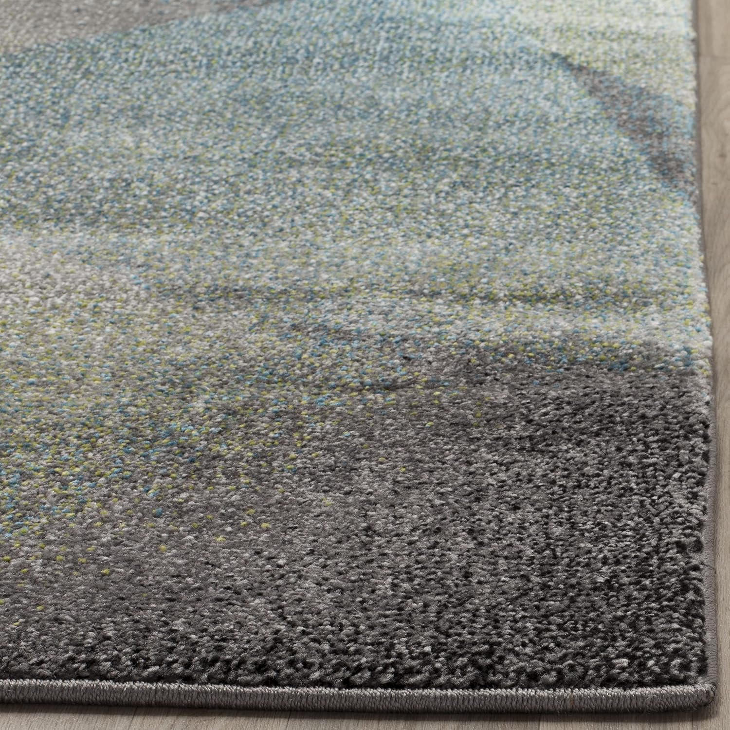 SAFAVIEH Area Rug 8x10 - Porcello Collection - Large - Grey & Multi, Modern Abstract Design, Non-Shedding & Easy Cleaning, Ideal for Living Room, Bedroom, Office, Dining Space (PRL6939B)