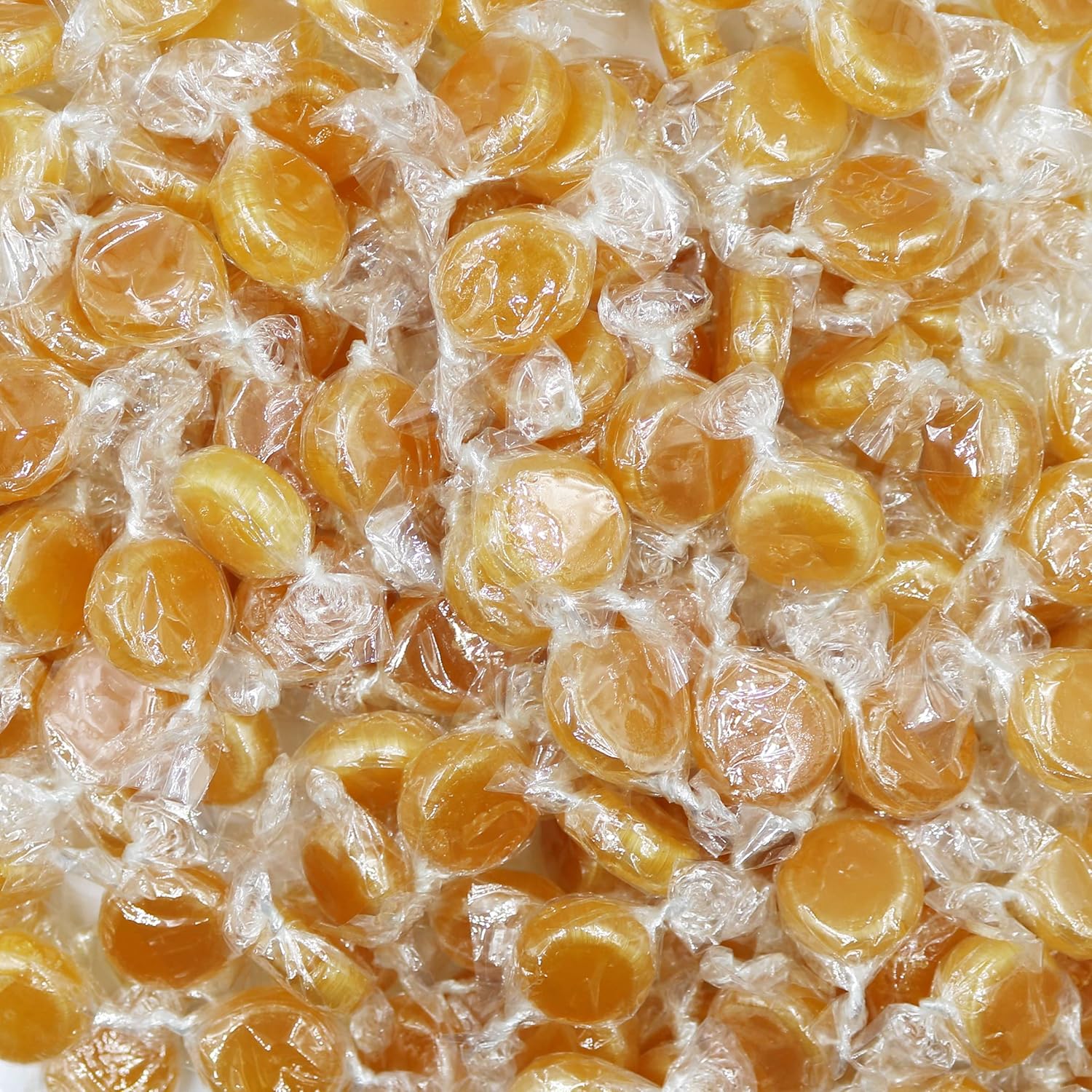 FirstChoiceCandy Individually Wrapped Hard Candy Disc Buttons (Butterscotch, 10 Pound)