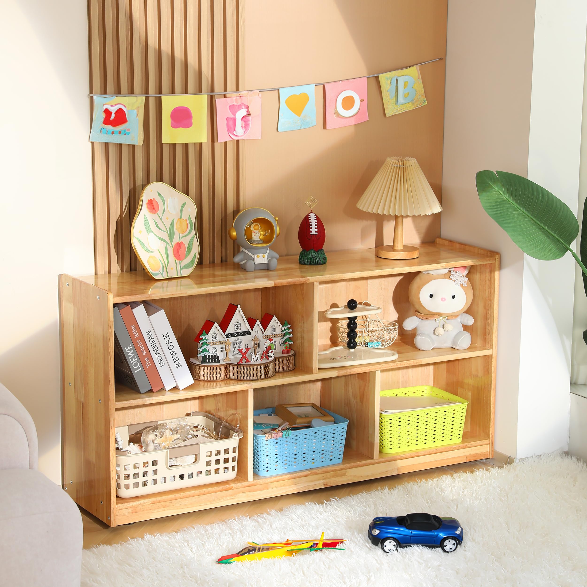 Toy Shelf, Montessori Shelf, Montessori Toy Storage, Classroom Shelves, Preschool Classroom Furniture, Playroom Shelves, Kids Cabinet, Kids Wooden Bookshelf, Daycare Furniture, for Toddler, 5 Section