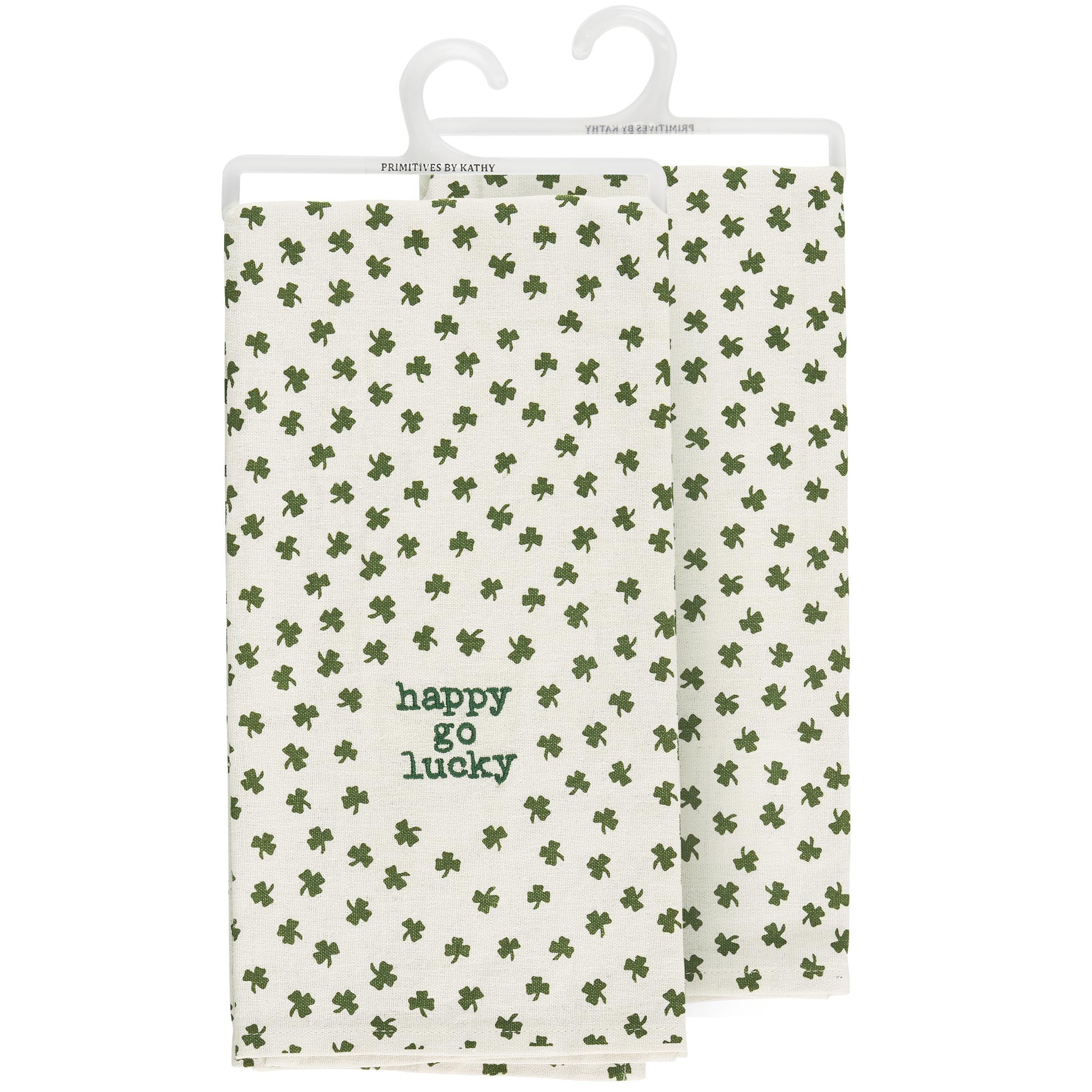 Toalla de cocina Primitives by Kathy de alta absorción y diseño Happy Go Lucky