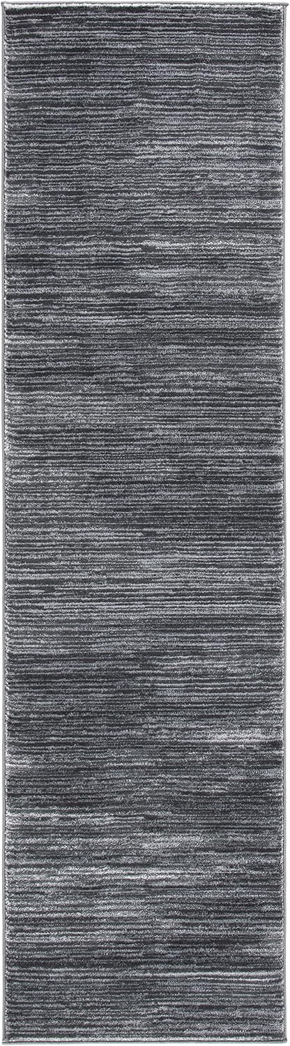 SAFAVIEH Vision Collection Runner Rug - 2'2" x 6', Grey, Modern Ombre Design, Non-Shedding & Easy to Clean, Ideal for Entryway, Foyer, Bedroom (VSN606D)