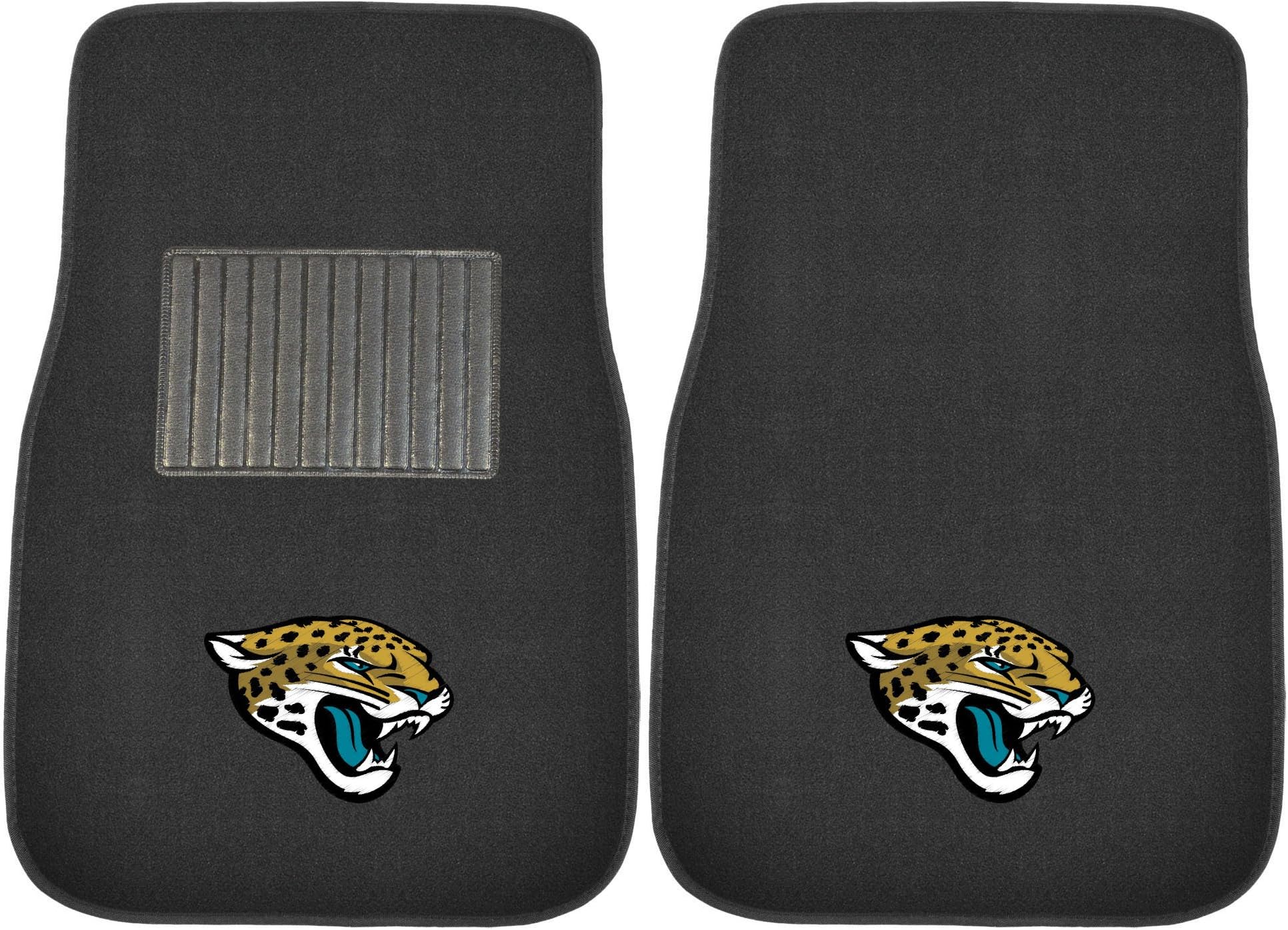 FANMATS NFL Unisex-Adult 2-Piece Embroidered Team Logo Car Mat Set
