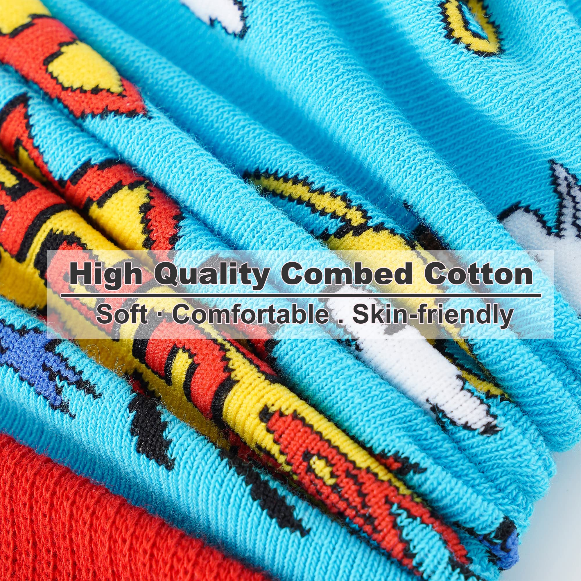 Calzini Vestito Arte da Uomo Calze Fantasia Uomo Calze Lunghe in Cotone Calzini Stampato Famose Moda Colorate Divertente Disegni