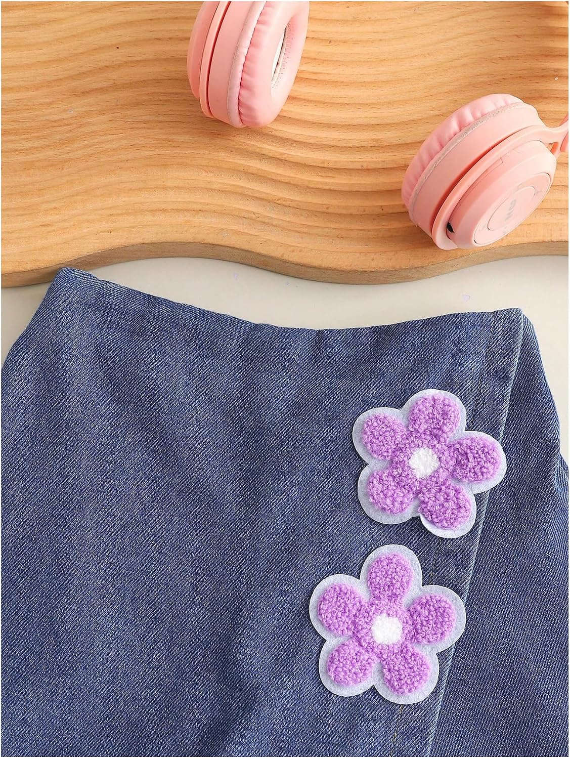 SOLY HUX Toddler Girl's 2 Piece Outfits Striped Floral Sleeveless Tank Tops and Denim Shorts Summer Cute Clothing Sets