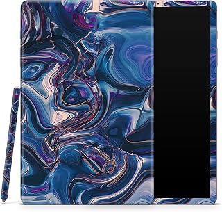 Design Skinz Liquid Abstract Paint Remix V24 Full-Body Wrap Decal Skin-Kit Compatible with Samsung Galaxy Tab A10.1 (Screen Trim and Back Glass)