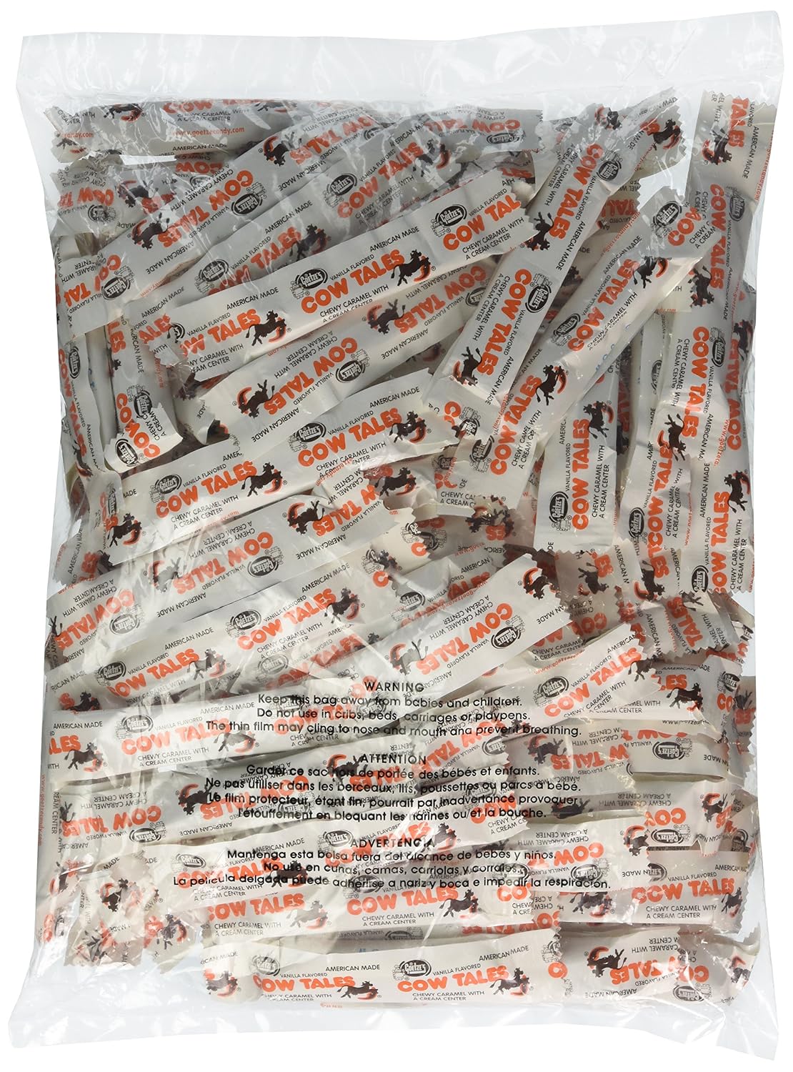 Bulk Mini Vanilla Cow Tales, 2 Pound