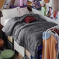 Vista 43 de Bedsure Relleno de edredón – Edredones acolchados tamaño King, edredón para todas las estaciones, ropa de cama alternativa de plumón suave, con 8