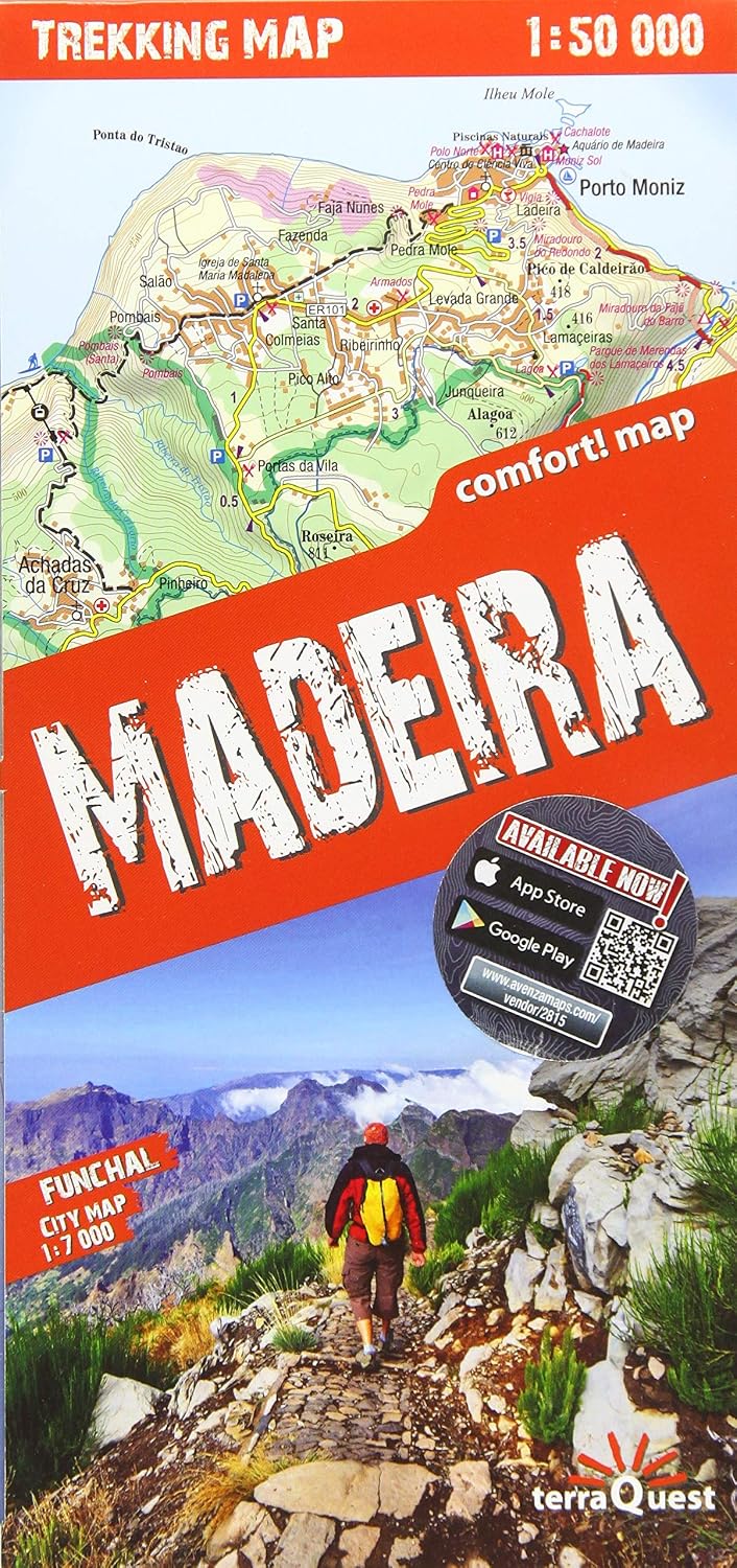 terraQuest Trekking Map Madeira terraQuest Amazon.co.uk Books