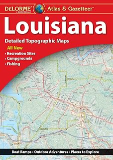 Delorme Atlas & Gazetteer Louisiana 4e
