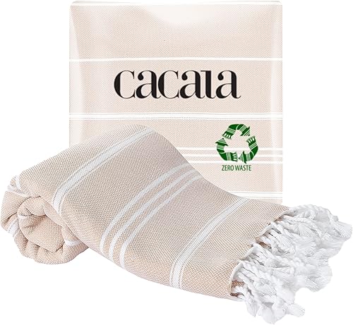 Miniatura 8 de Cacala Toallas de cocina 100% algodón turco, altamente absorbentes, suaves, de secado rápido, con lazo para colgar, para gimnasio, yoga, baño,