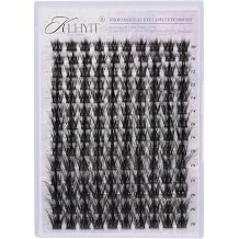 Lash Clusters 12-20mm Wide Band Cluster Eyelash Extensions Thick D C Volume Eyelash Clusters 140pcs Mink False Eyelashes Clusters Soft Wispy Individual Lashes DIY Lash Extension, by KLHYIT