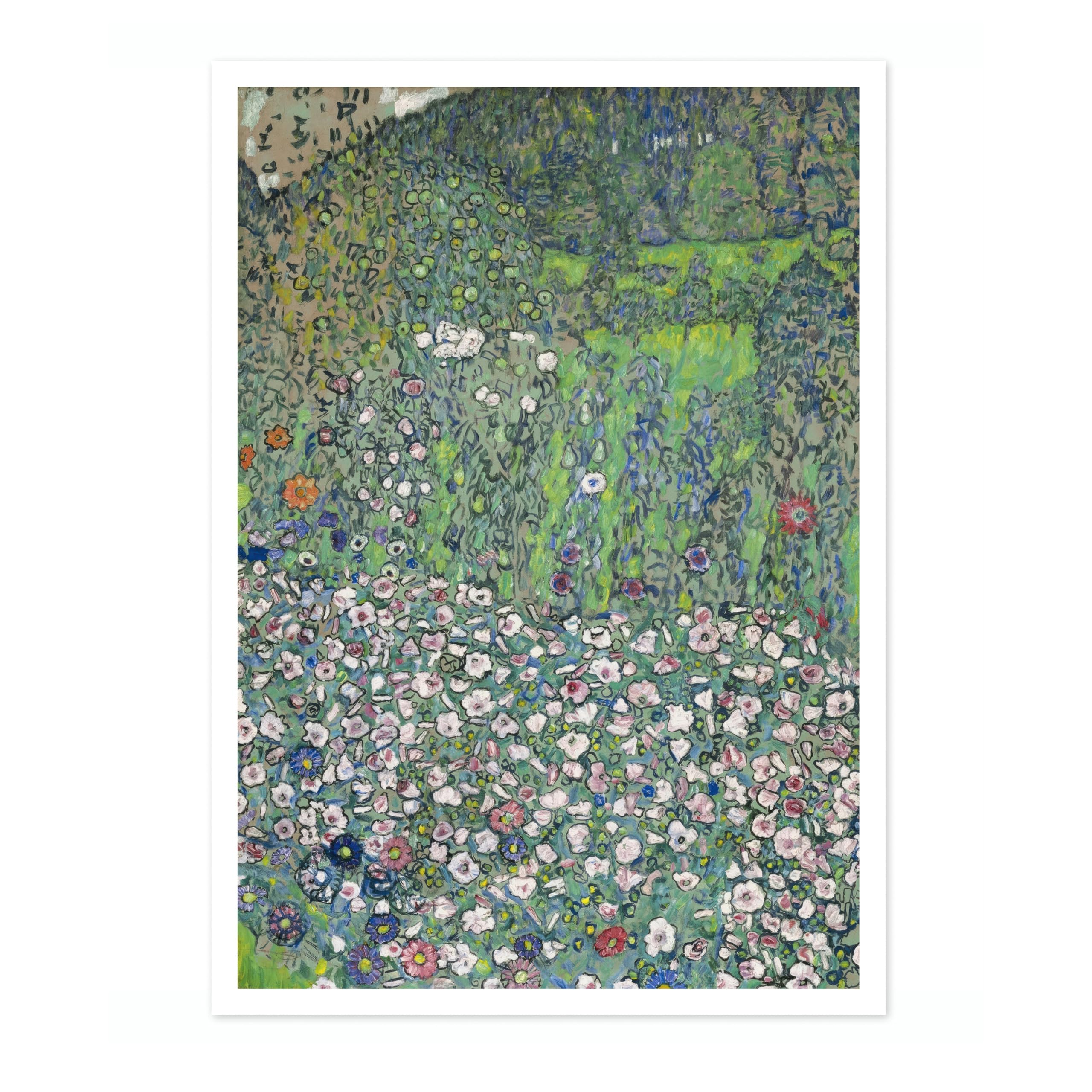 Horticultural Landscape With A Hilltop Gustav Klimt Poster, Classic Famous Oil Painting Print, Modern Art Nouveau Wall Art Home Decor, Archival Matte, A3 (Print Only) - 42x29.7cm — image 1