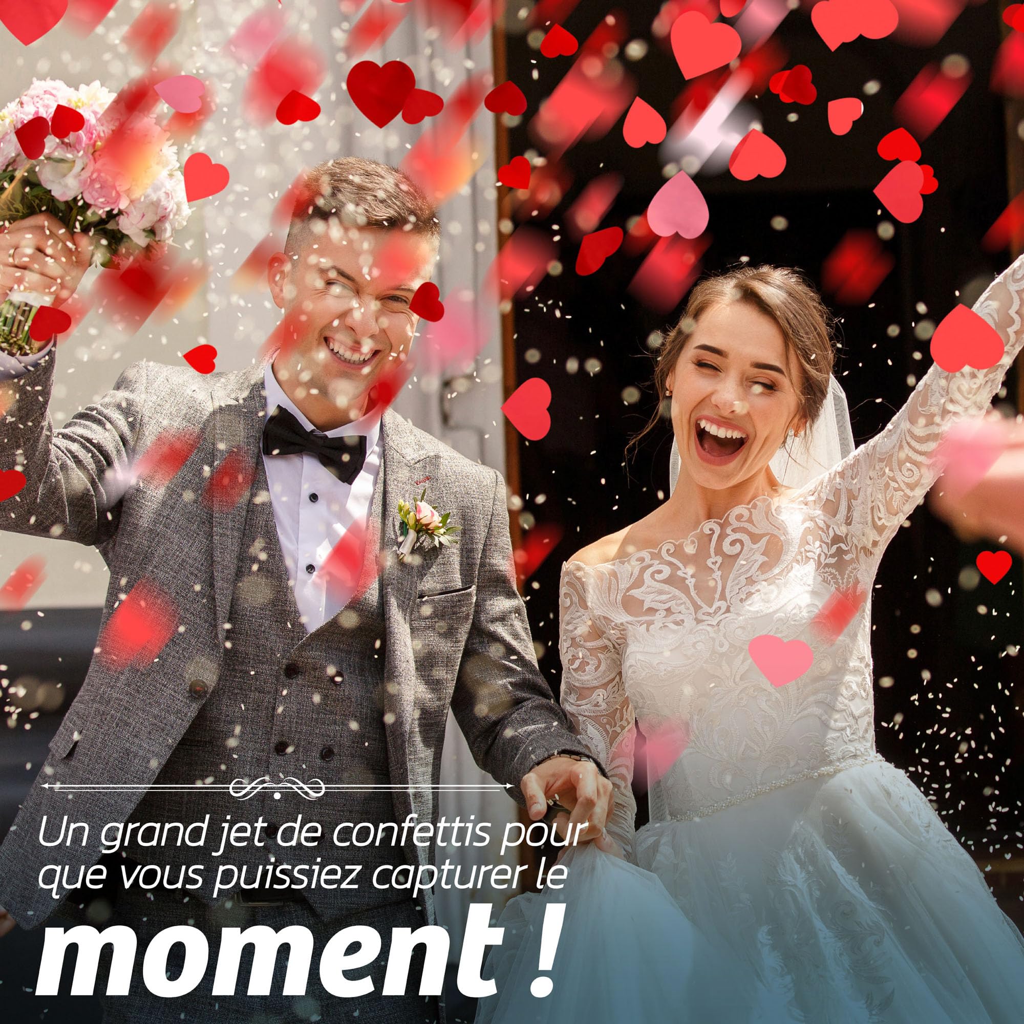 18 000 Confettis Biodégradables En Forme De Cœur - Blanc - 150g - Pour Décoration De Mariage, Anniversaire, Fête