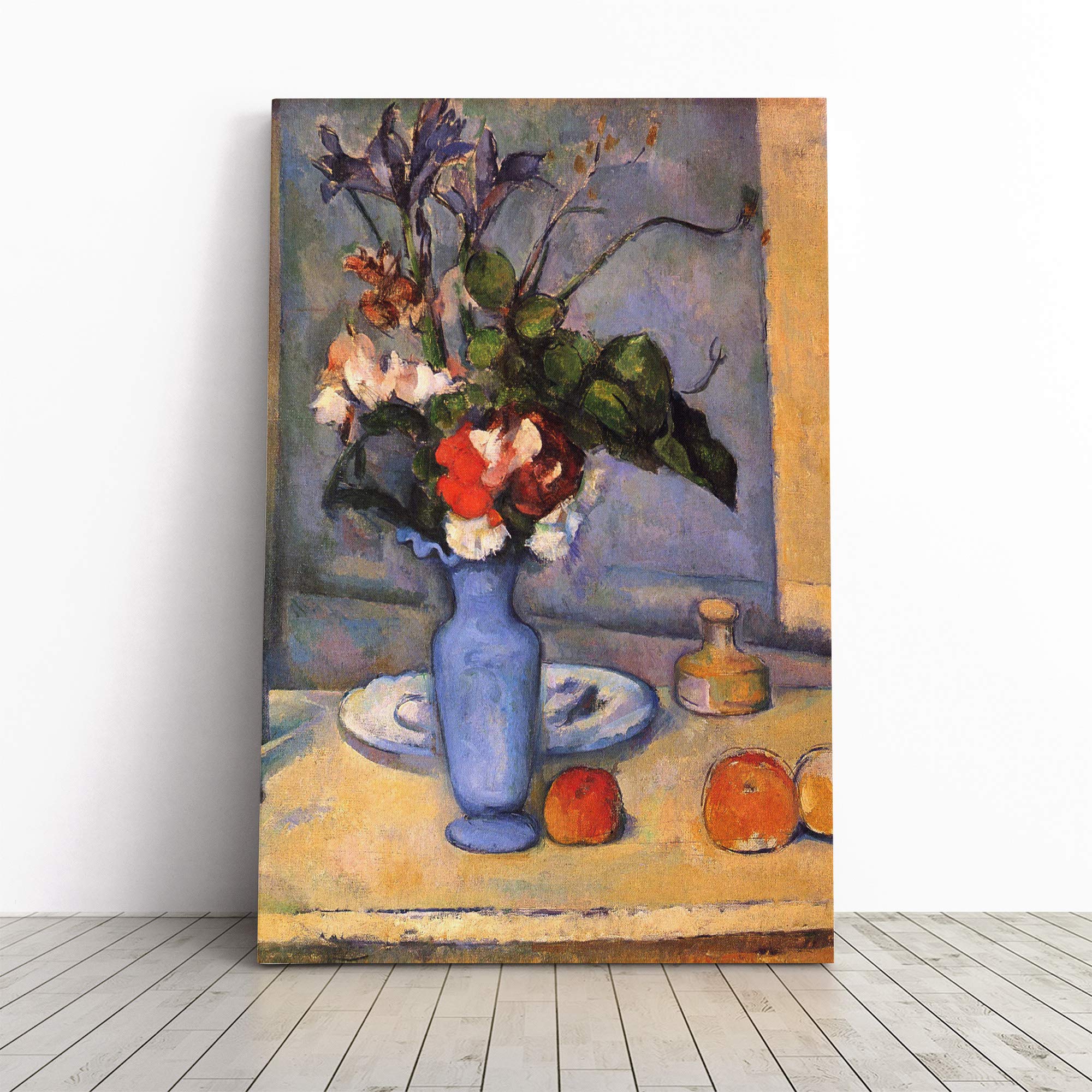 Paul Cezanne Still Life (14) Canvas Print | Gallery Wrapped 30mm Frame Wall Art | 20x14 inches | Ready to Hang | Modern Still Life Picture | Living Room Bedroom Lounge Office