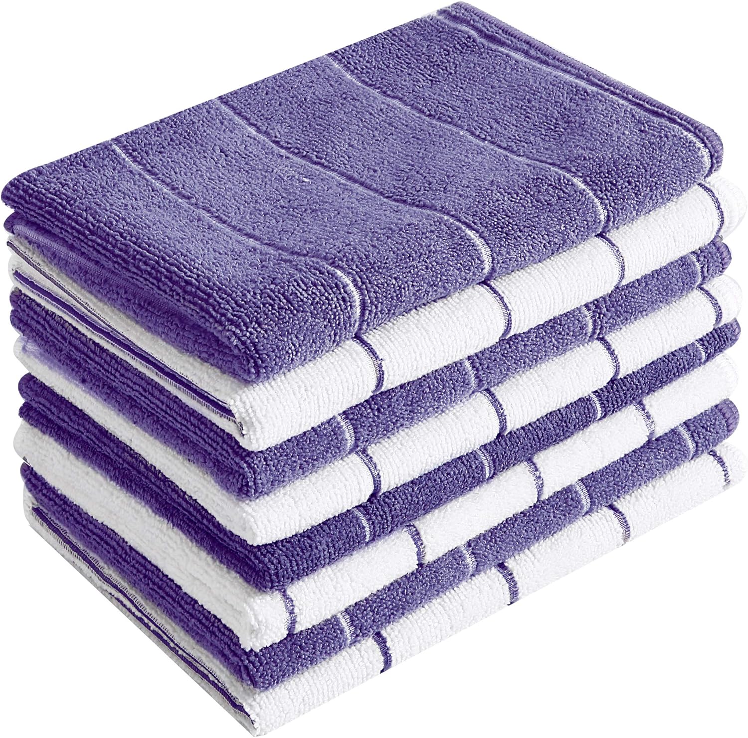 Amazon.com: Microfiber Kitchen Towels - Super Absorbent, Soft and Solid ...