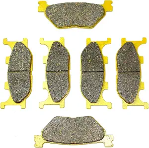 Front and Rear Brake Pads for Yamaha V Star 1300 (XVS1300A, XVS1300CT, XVS1300) 2007-2017