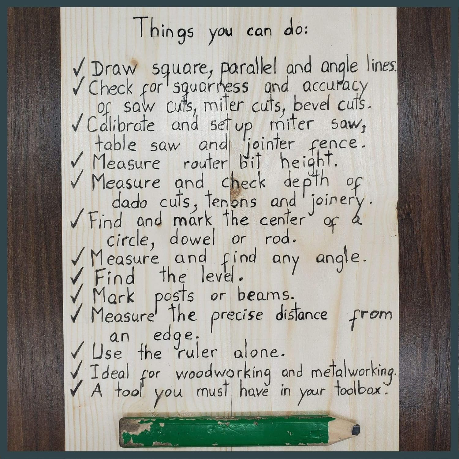 Best Deal 🛒 Combination Square Set with Protractor, Woodworking Square, Carpenter Square, 12’’ Bevel Ruler, 180 Degree Angle Finder, Ideal for Woodworking, Metalworking, Cabinets and Joinery, Steel, Iron, Case Limited Stock Combination Square Set with Protractor, Woodworking Square, Carpenter Square, 12’’ Bevel Ruler, 180 Degree Angle Finder, Ideal for Woodworking, Metalworking, Cabinets and Joinery, Steel, Iron, Case