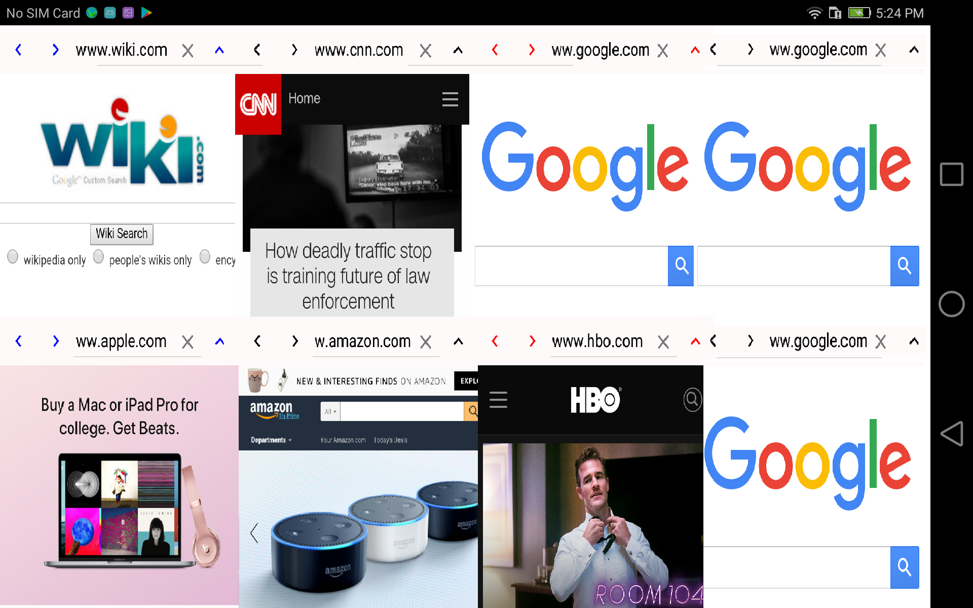 BrowserX8: 8 Browsers at Once - Amazon 應用程式商店上的應用程式