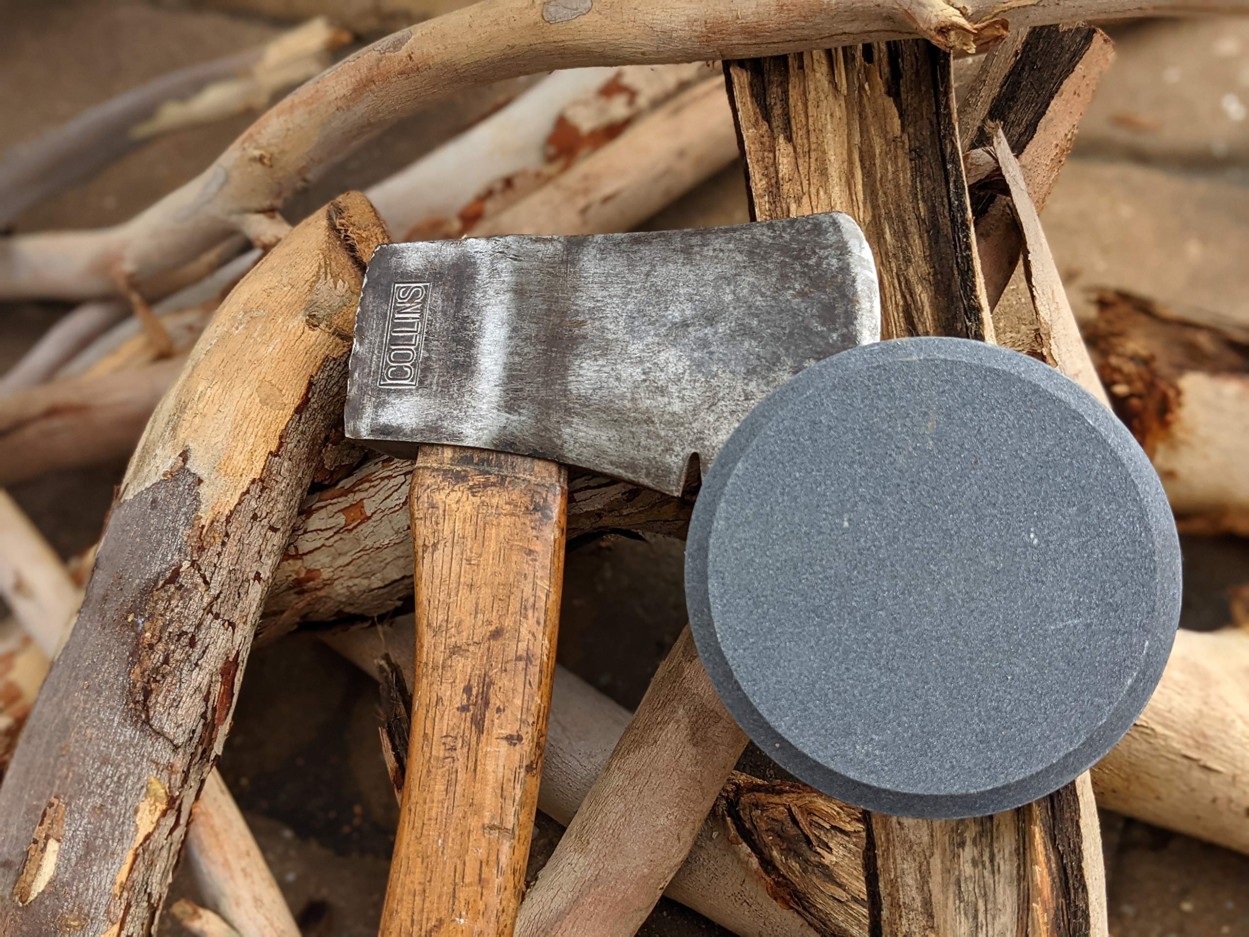 LARGE Axe Sharpener 3.75in x 1in Sharpening Stone for Axes