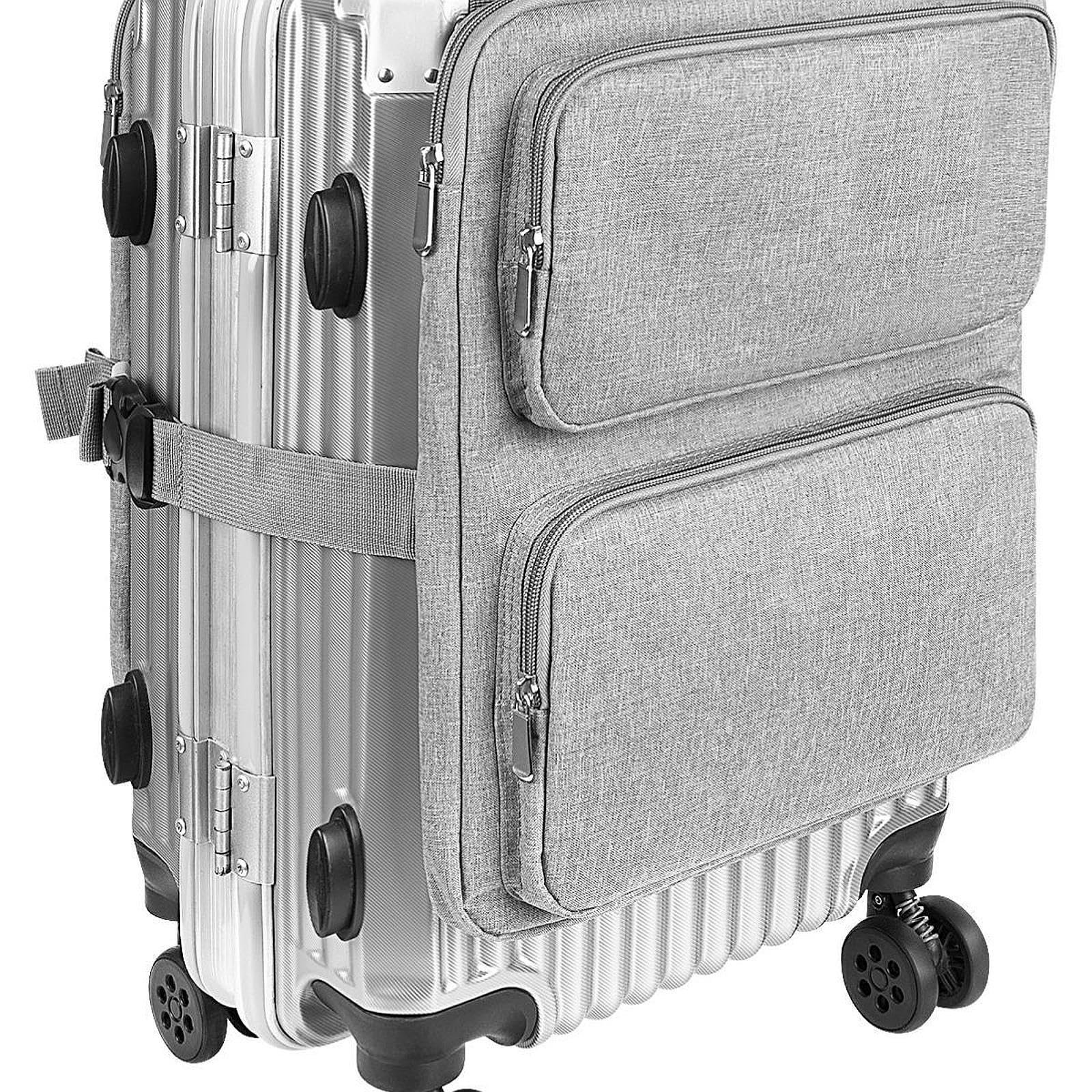 predolo Organizzatore per bagagli per o valigia, borsa per accessori da viaggio con tasche portaoggetti per vacanze all'aperto, Grigio
